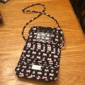 Vera Bradley wallet with detachable strap